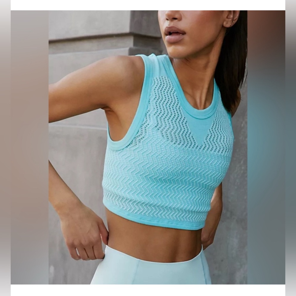 FP Movement Textured Throw Muscle tank, NWOT